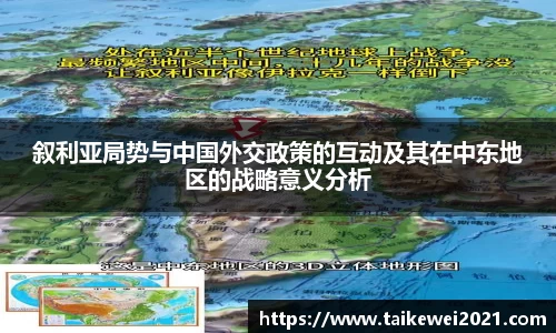 叙利亚局势与中国外交政策的互动及其在中东地区的战略意义分析